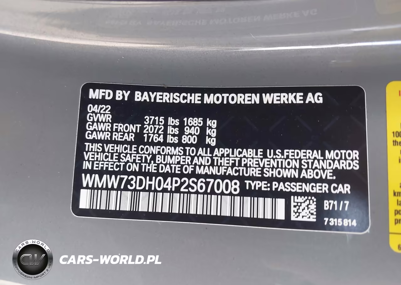 2023 Mini Hardtop John Cooper Works VIN:WMW73DH04P2S67008 - 9
