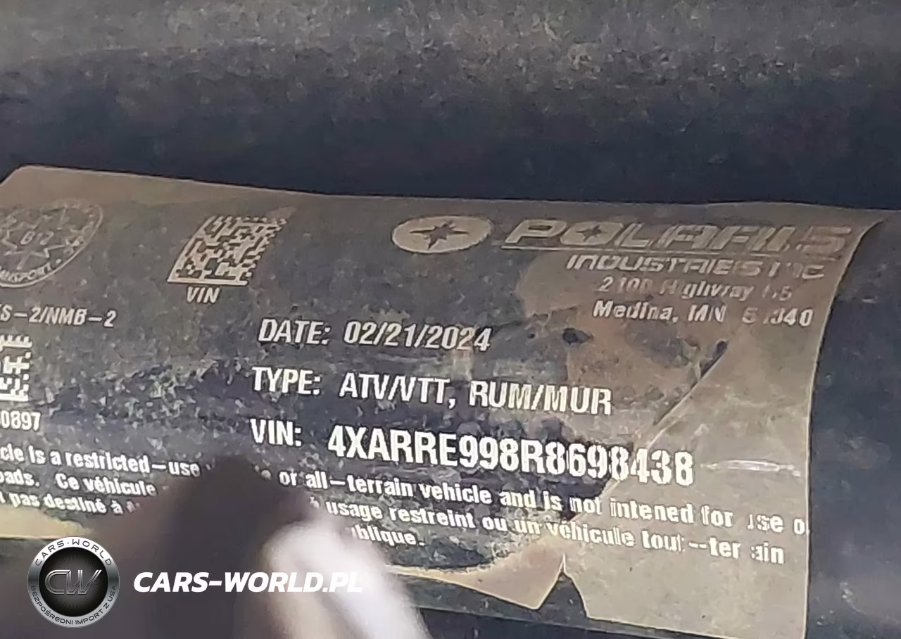 2024 Polaris Ranger Xp 1000 Premium VIN:4XARRE998R8698438 - 10