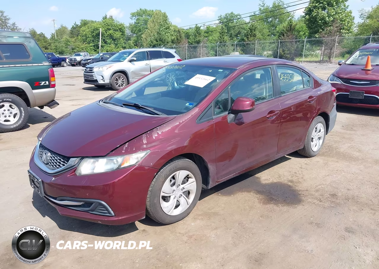 2013 Honda Civic Lx VIN:19XFB2F59DE230264 - 2