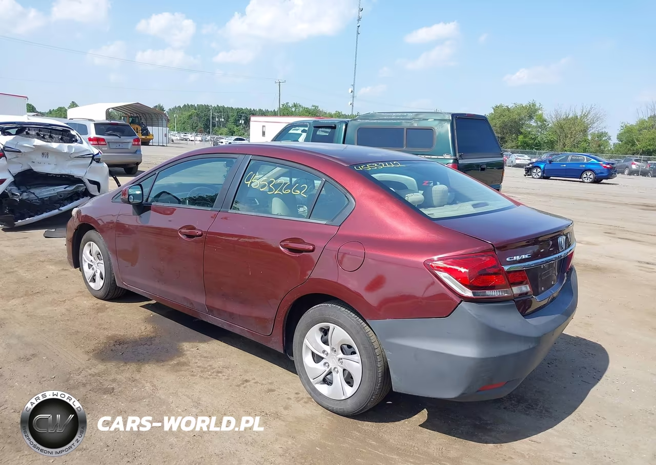 2013 Honda Civic Lx VIN:19XFB2F59DE230264 - 3