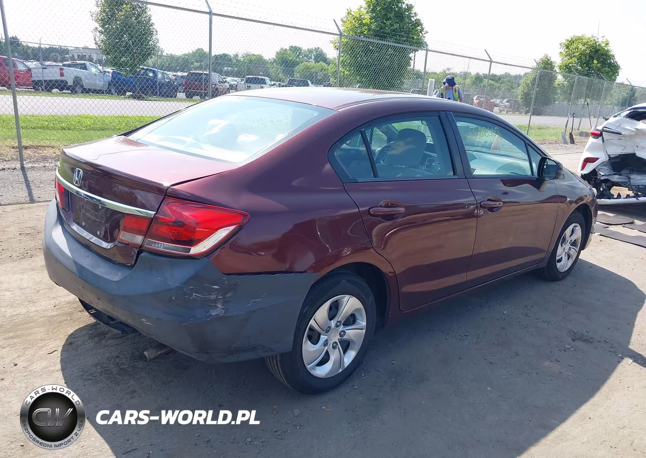 2013 Honda Civic Lx VIN:19XFB2F59DE230264 - 4