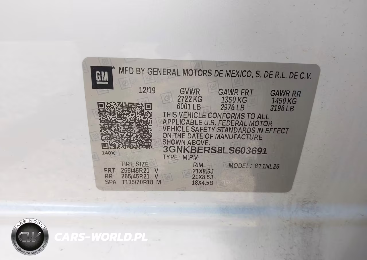2020 Chevrolet Blazer Fwd Rs VIN:3GNKBERS8LS603691 - 9