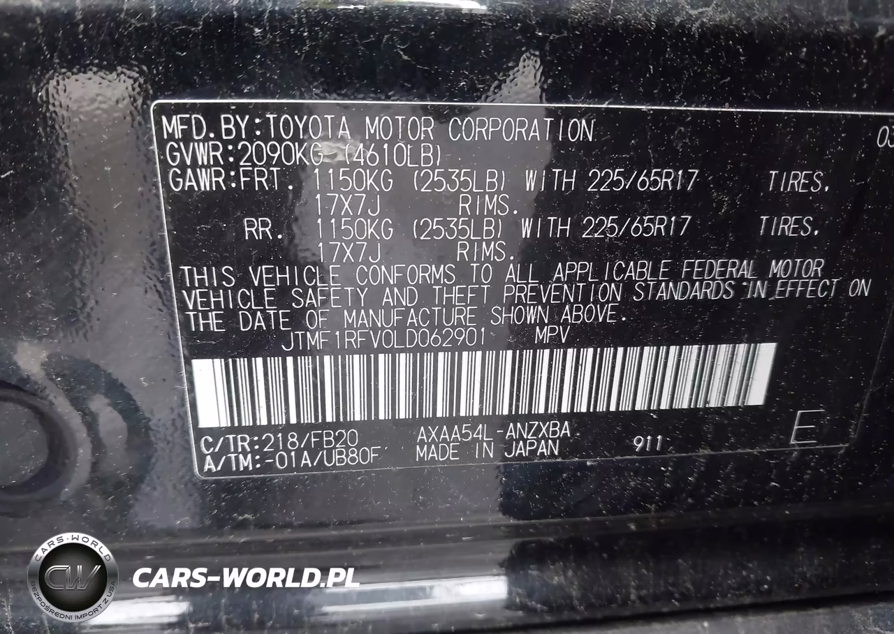 2020 Toyota Rav4 Le VIN:JTMF1RFV0LD062901 - 9