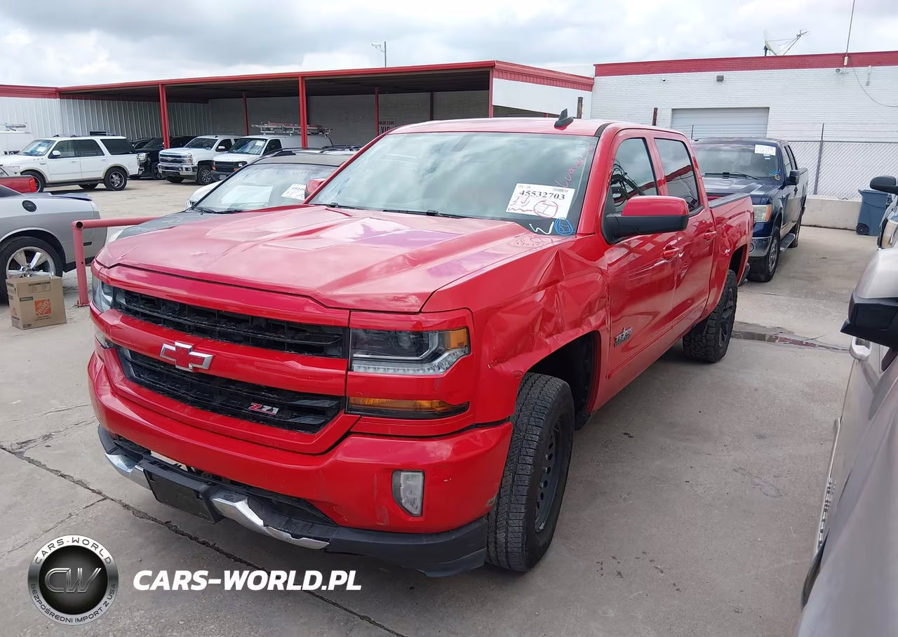 2018 Chevrolet Silverado 1500 2Lt VIN:3GCUKREC0JG642654 - 2