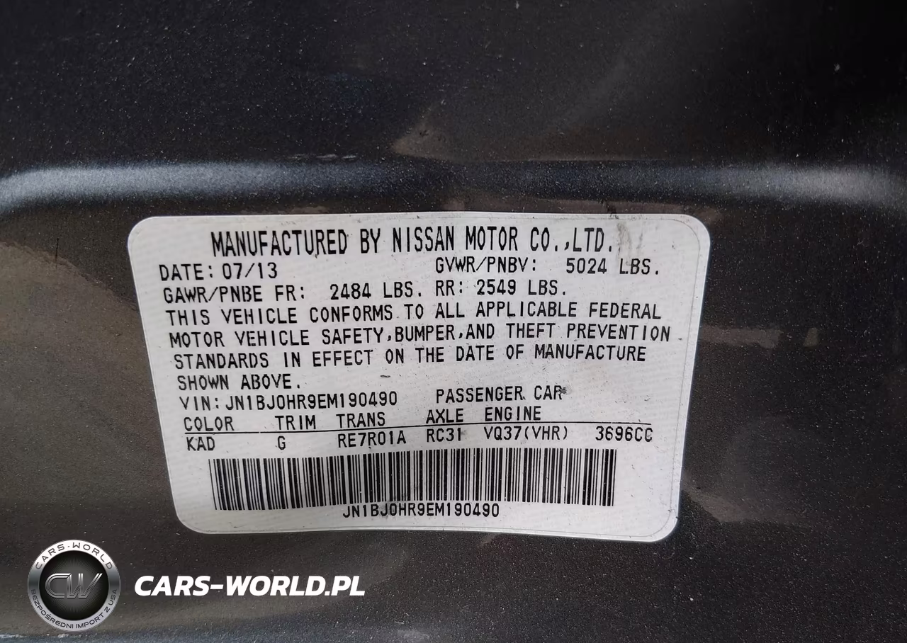 2014 Infiniti Qx50 Journey VIN:JN1BJ0HR9EM190490 - 9