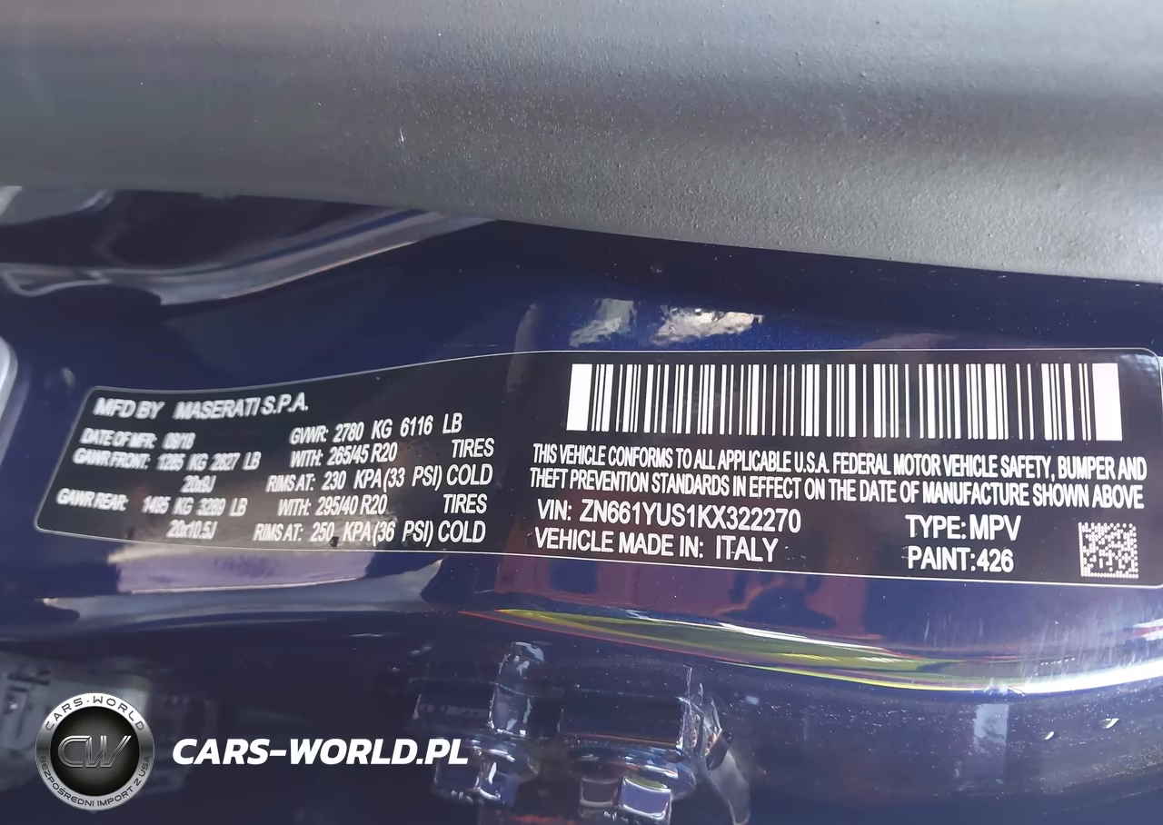 2019 Maserati Levante S Gransport VIN:ZN661YUS1KX322270 - 9