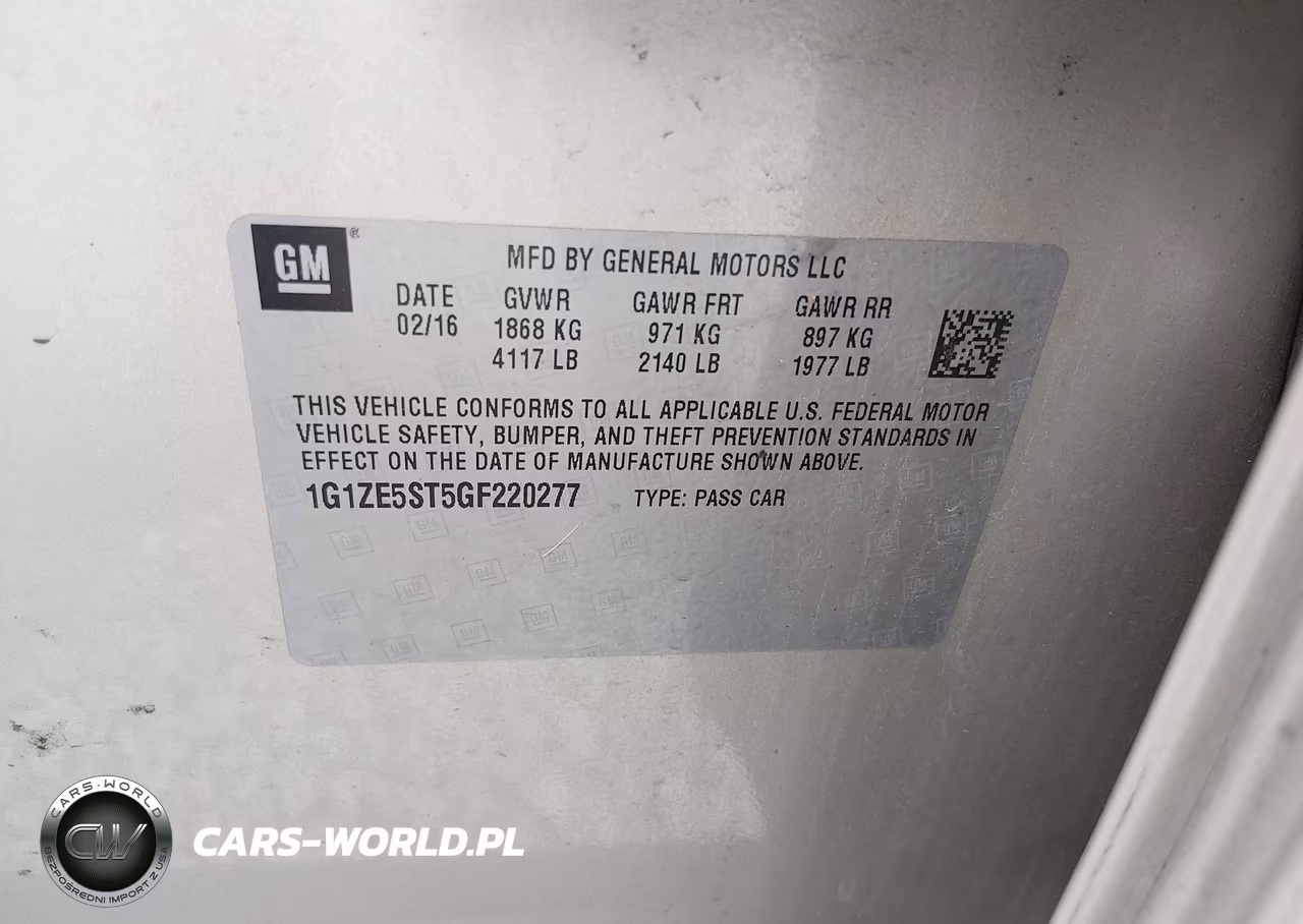2016 Chevrolet Malibu 1Lt VIN:1G1ZE5ST5GF220277 - 9