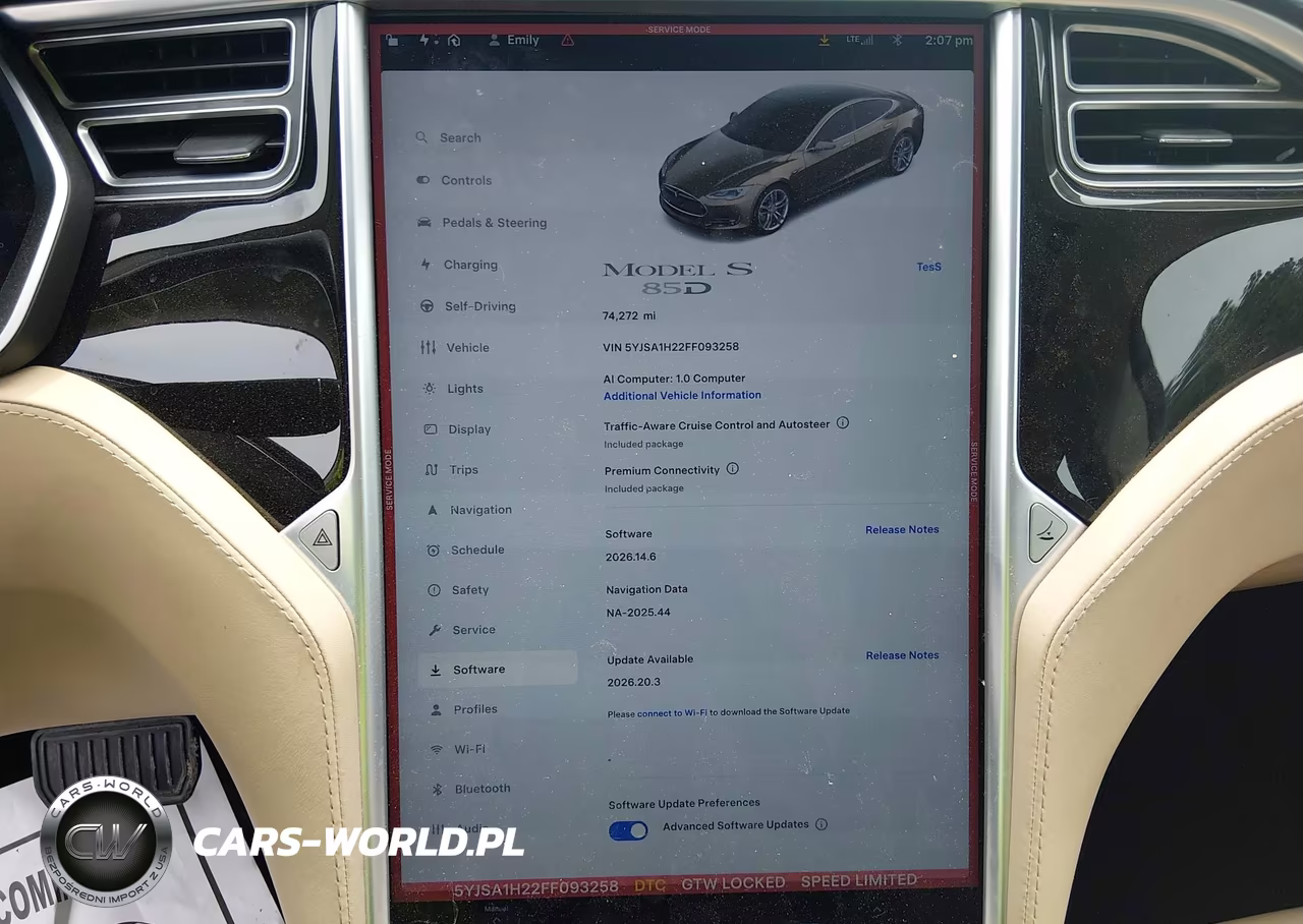 2015 Tesla Model S 70D-85D-P85D VIN:5YJSA1H22FF093258 - 18