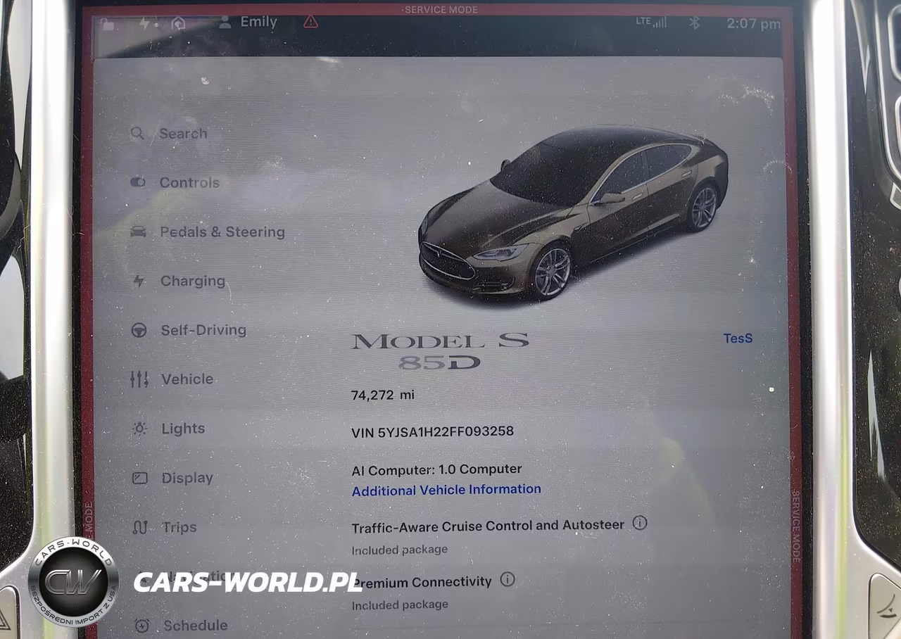 2015 Tesla Model S 70D-85D-P85D VIN:5YJSA1H22FF093258 - 7