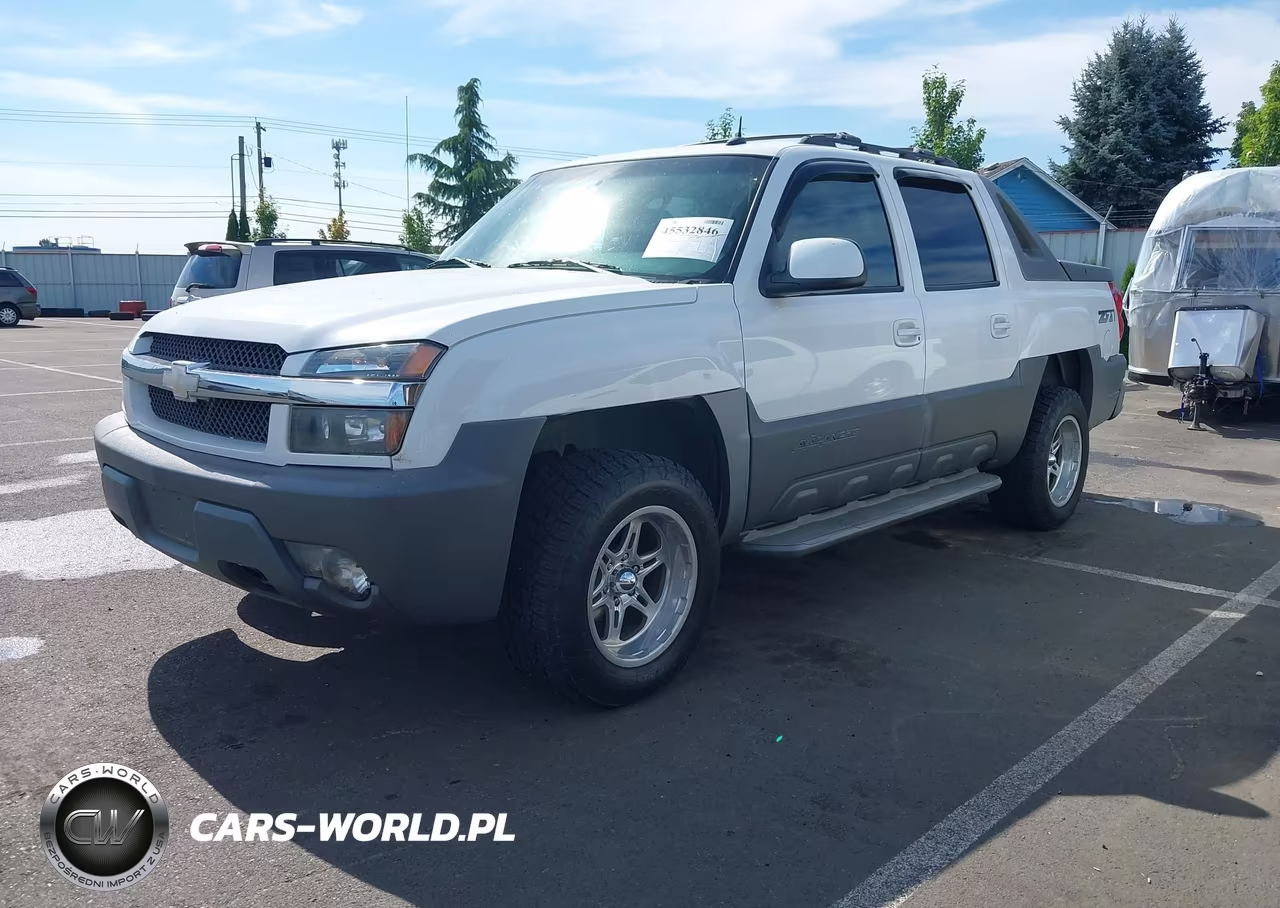 2002 Chevrolet Avalanche 1500 VIN:3GNEK13T92G300914 - 2