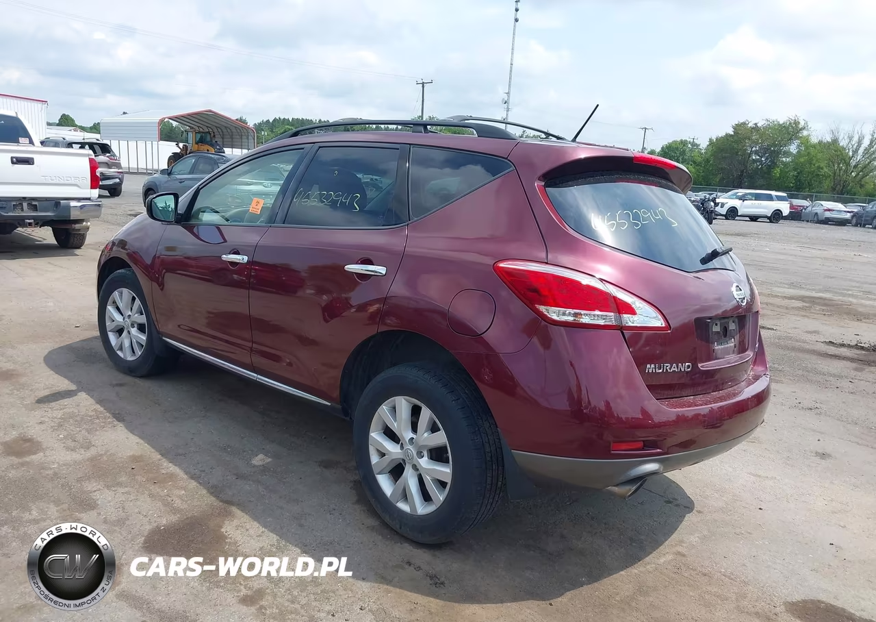 2012 Nissan Murano Sl VIN:JN8AZ1MW7CW238609 - 3
