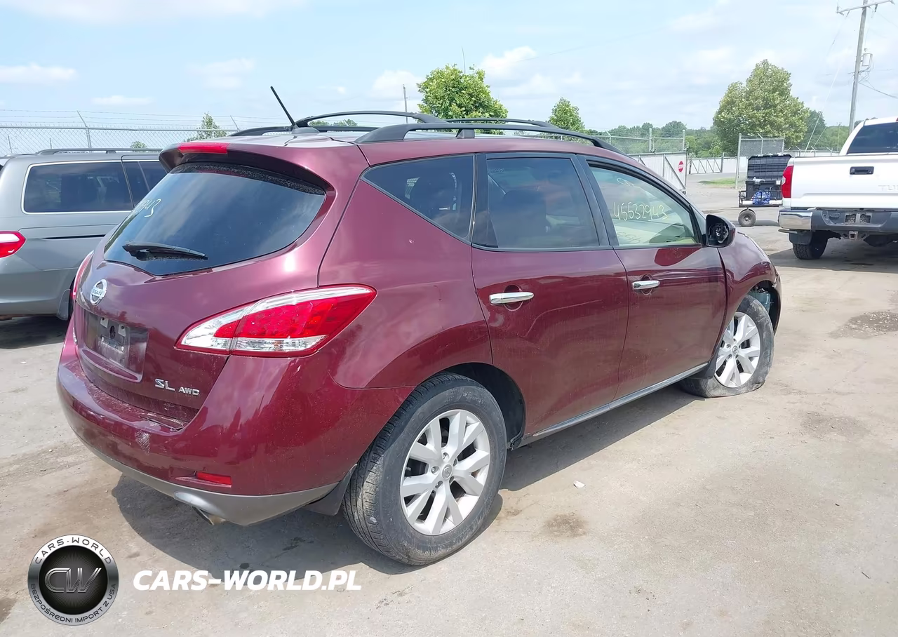 2012 Nissan Murano Sl VIN:JN8AZ1MW7CW238609 - 4
