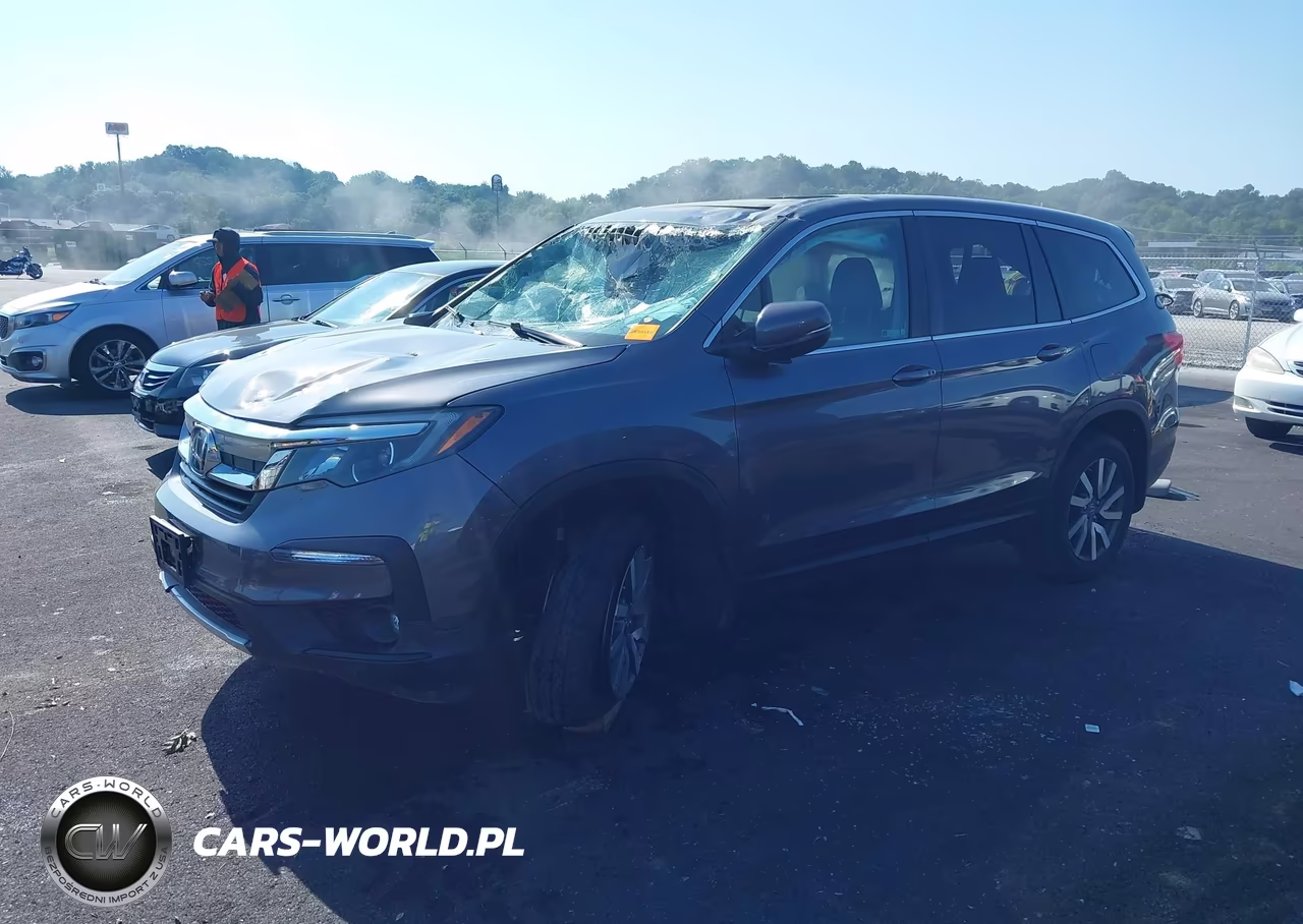 2021 Honda Pilot Awd Ex-L VIN:5FNYF6H59MB007430 - 2