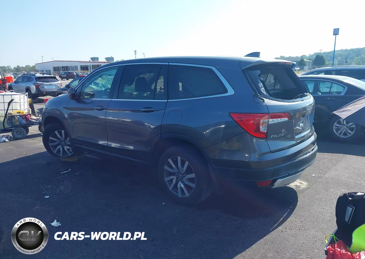 2021 Honda Pilot Awd Ex-L VIN:5FNYF6H59MB007430 - 3