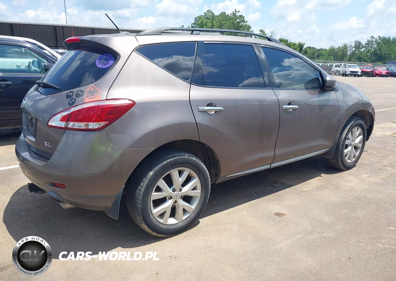 2014 Nissan Murano Sl VIN:JN8AZ1MU5EW421282 - 4