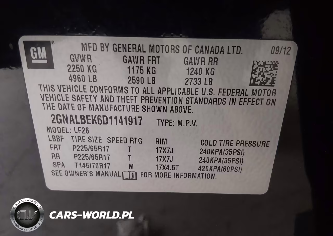 2013 Chevrolet Equinox Ls VIN:2GNALBEK6D1141917 - 9
