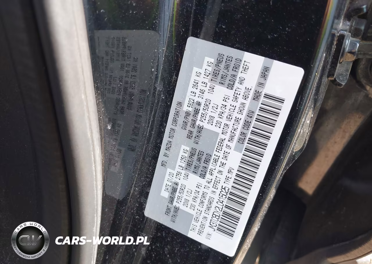 2020 Mazda Cx-9 Grand Touring VIN:JM3TCBDY2L0415025 - 9