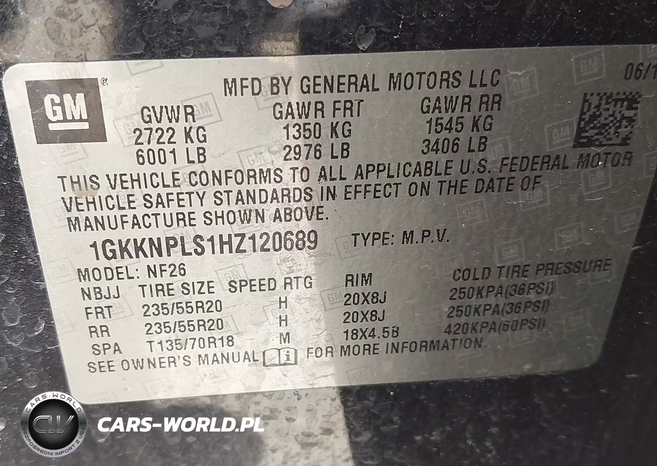 2017 GMC Acadia Denali VIN:1GKKNPLS1HZ120689 - 9