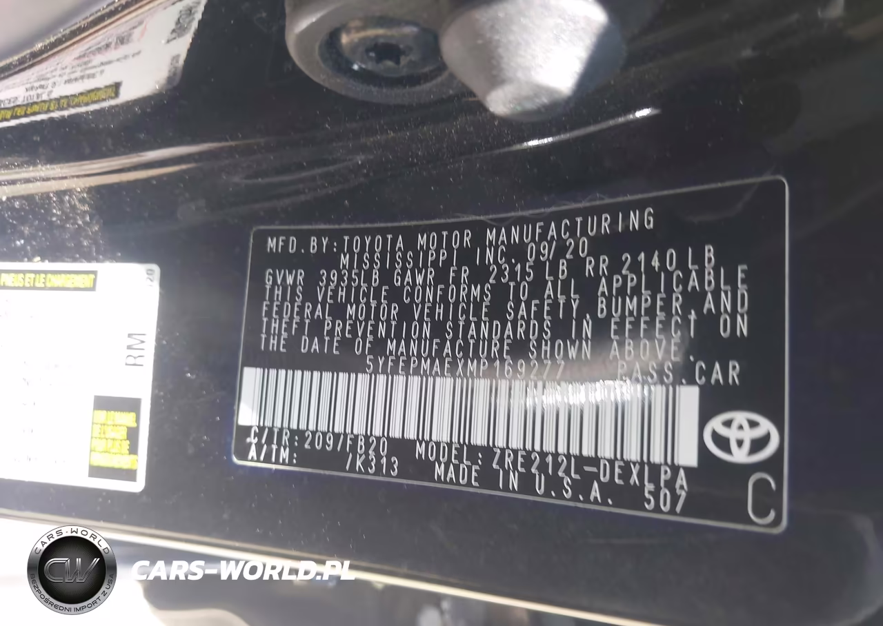 2021 Toyota Corolla Le VIN:5YFEPMAEXMP169277 - 9