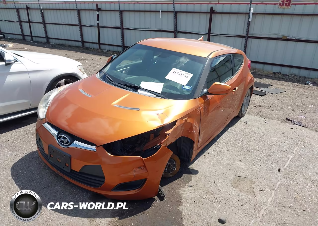 2014 Hyundai Veloster Base W-Black VIN:KMHTC6ADXEU212330 - 6