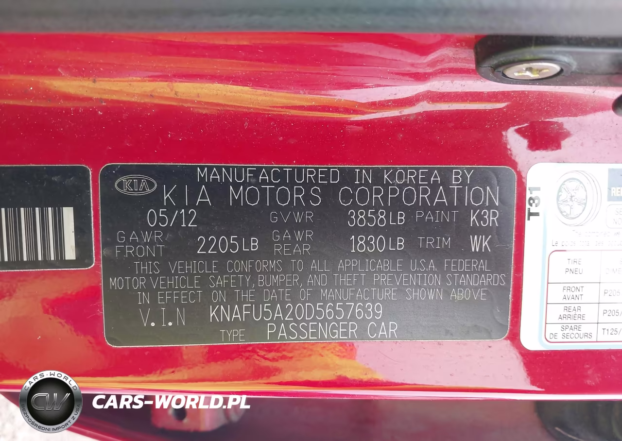 2013 Kia Forte Ex VIN:KNAFU5A20D5657639 - 9