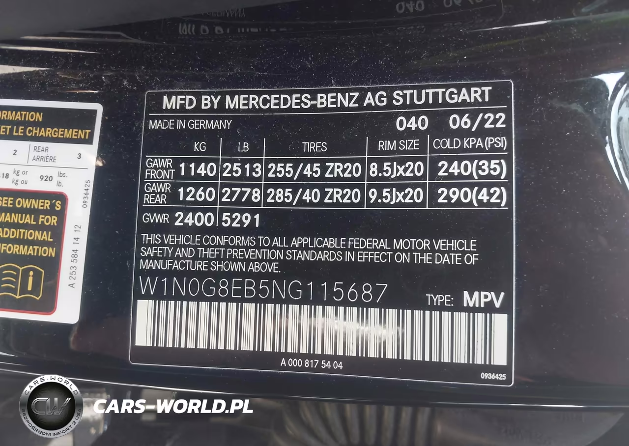 2022 Mercedes-Benz Glc 300 4Matic Suv VIN:W1N0G8EB5NG115687 - 9