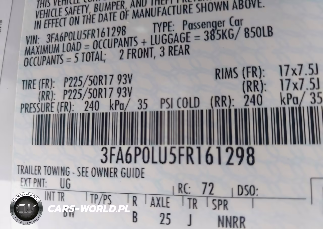 2015 Ford Fusion Hybrid Se VIN:3FA6P0LU5FR161298 - 9