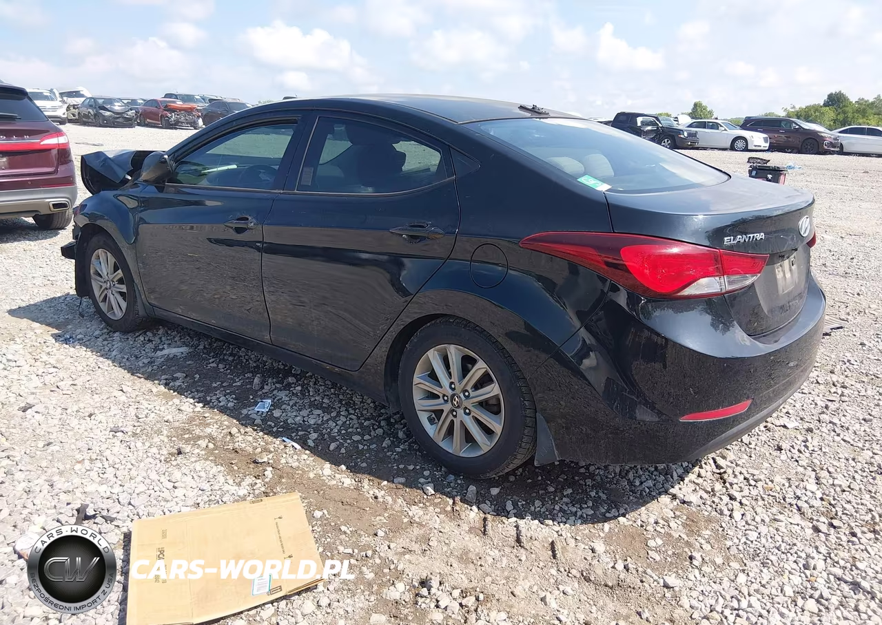 2016 Hyundai Elantra Se VIN:5NPDH4AE2GH780186 - 3
