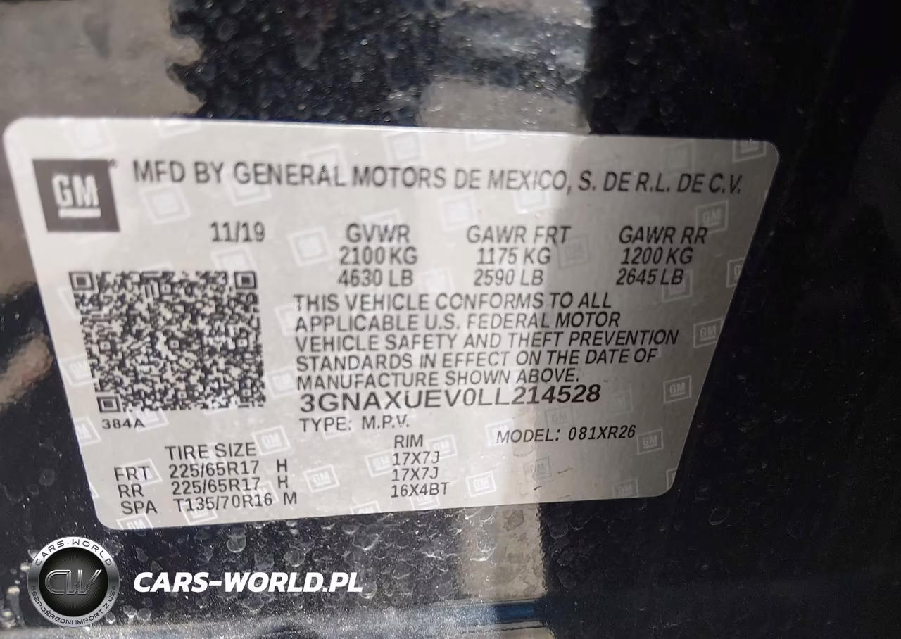 2020 Chevrolet Equinox Awd Lt 1.5L Turbo VIN:3GNAXUEV0LL214528 - 9