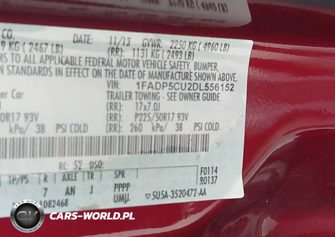 2013 Ford C-Max Energi Sel VIN:1FADP5CU2DL556152 - 9
