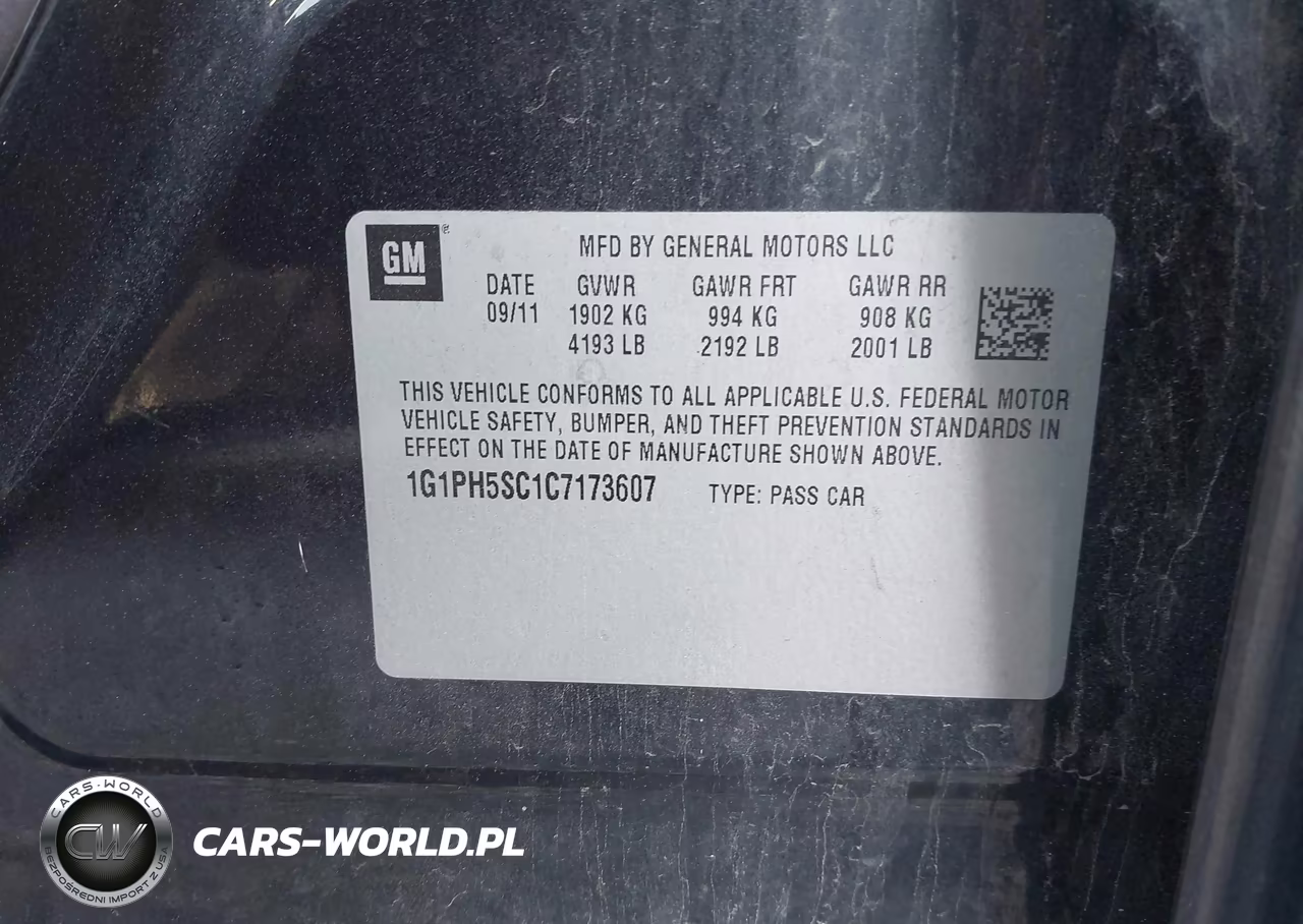 2012 Chevrolet Cruze Ltz VIN:1G1PH5SC1C7173607 - 9