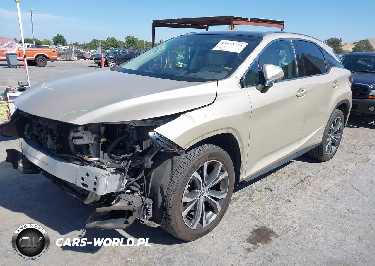 2019 Lexus Rx 450H VIN:2T2BGMCAXKC030367 - 2