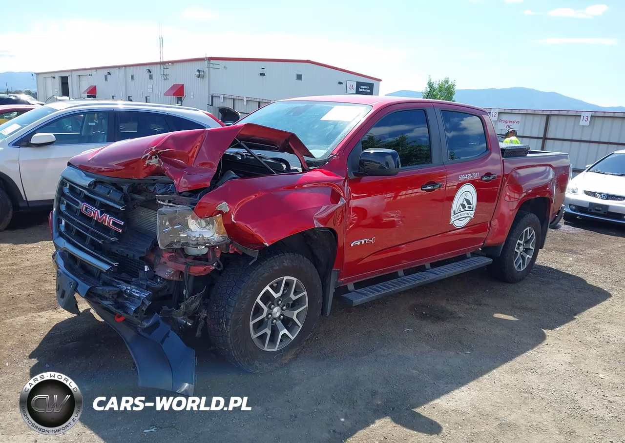 2021 GMC Canyon 4Wd Short Box At4 - Leather VIN:1GTG6FENXM1118397 - 2