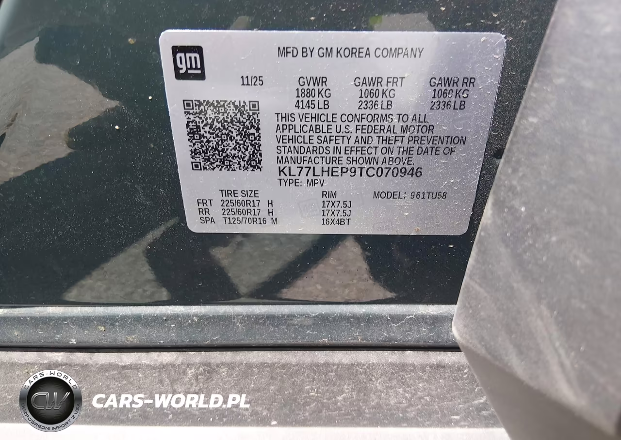2026 Chevrolet Trax Fwd Lt VIN:KL77LHEP9TC070946 - 9