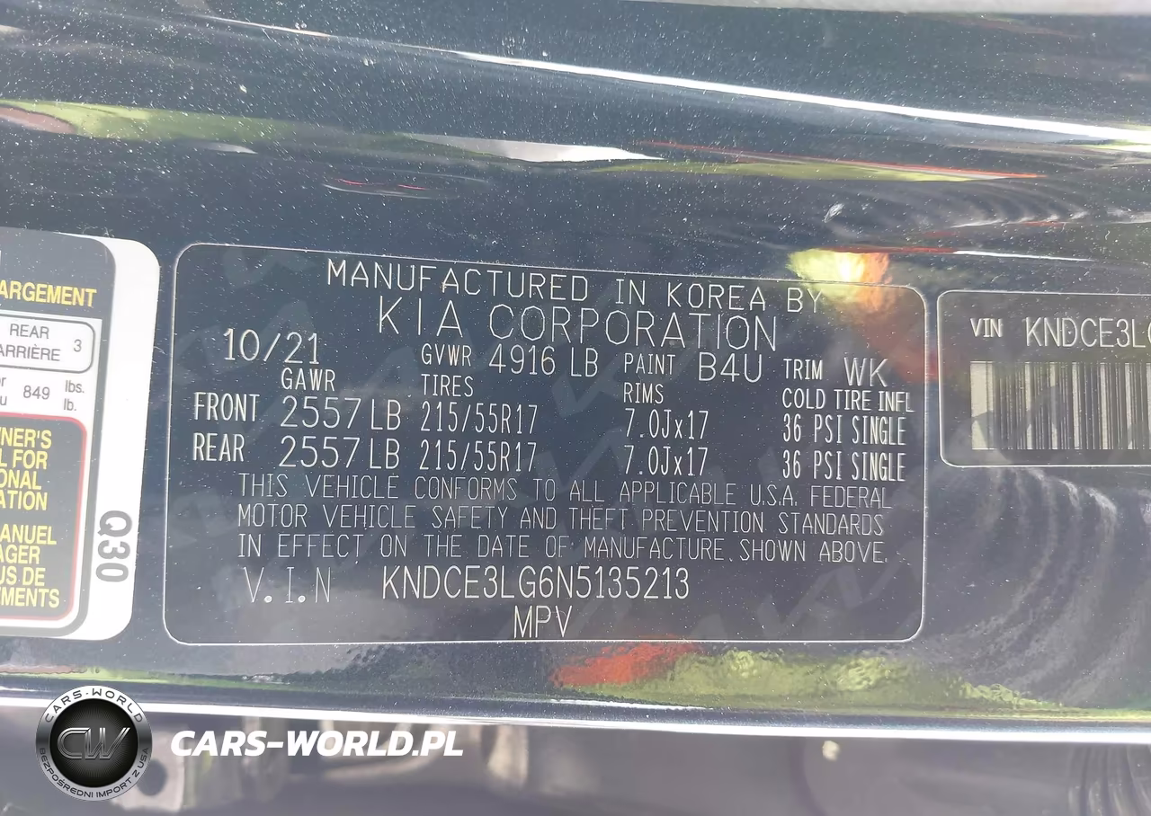 2022 Kia Niro Ev Ex Premium VIN:KNDCE3LG6N5135213 - 9