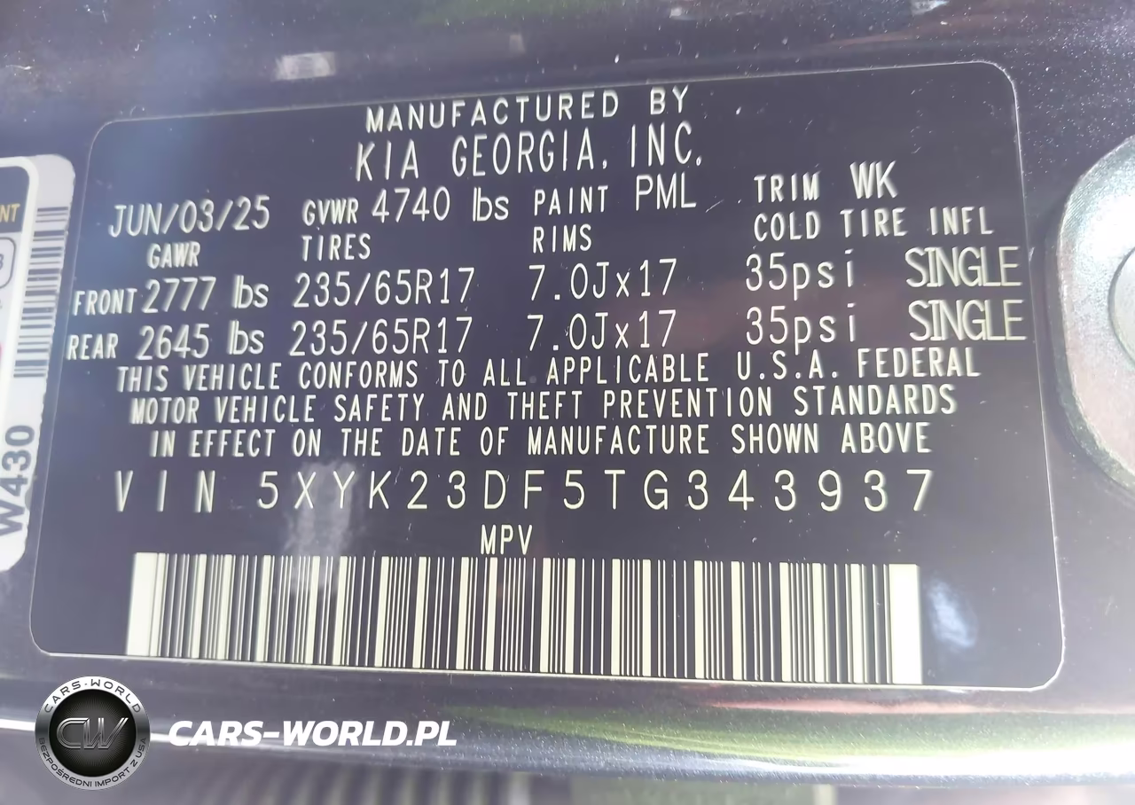 2026 Kia Sportage Lx VIN:5XYK23DF5TG343937 - 9