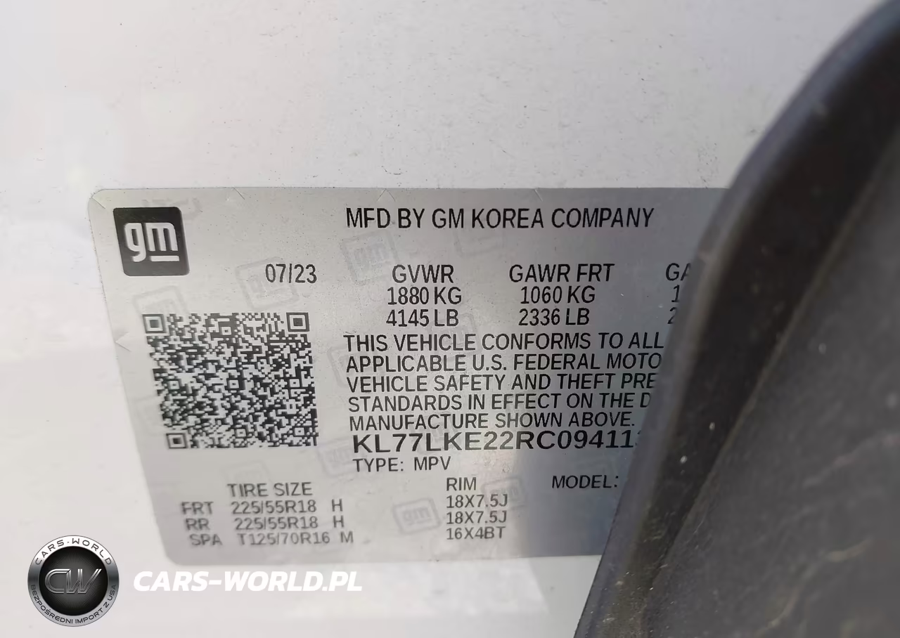 2024 Chevrolet Trax Fwd Activ VIN:KL77LKE22RC094113 - 9