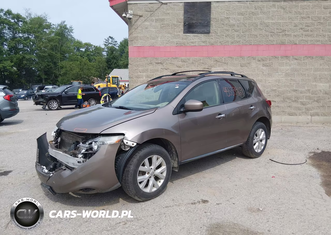 2012 Nissan Murano Sl VIN:JN8AZ1MW2CW232510 - 2