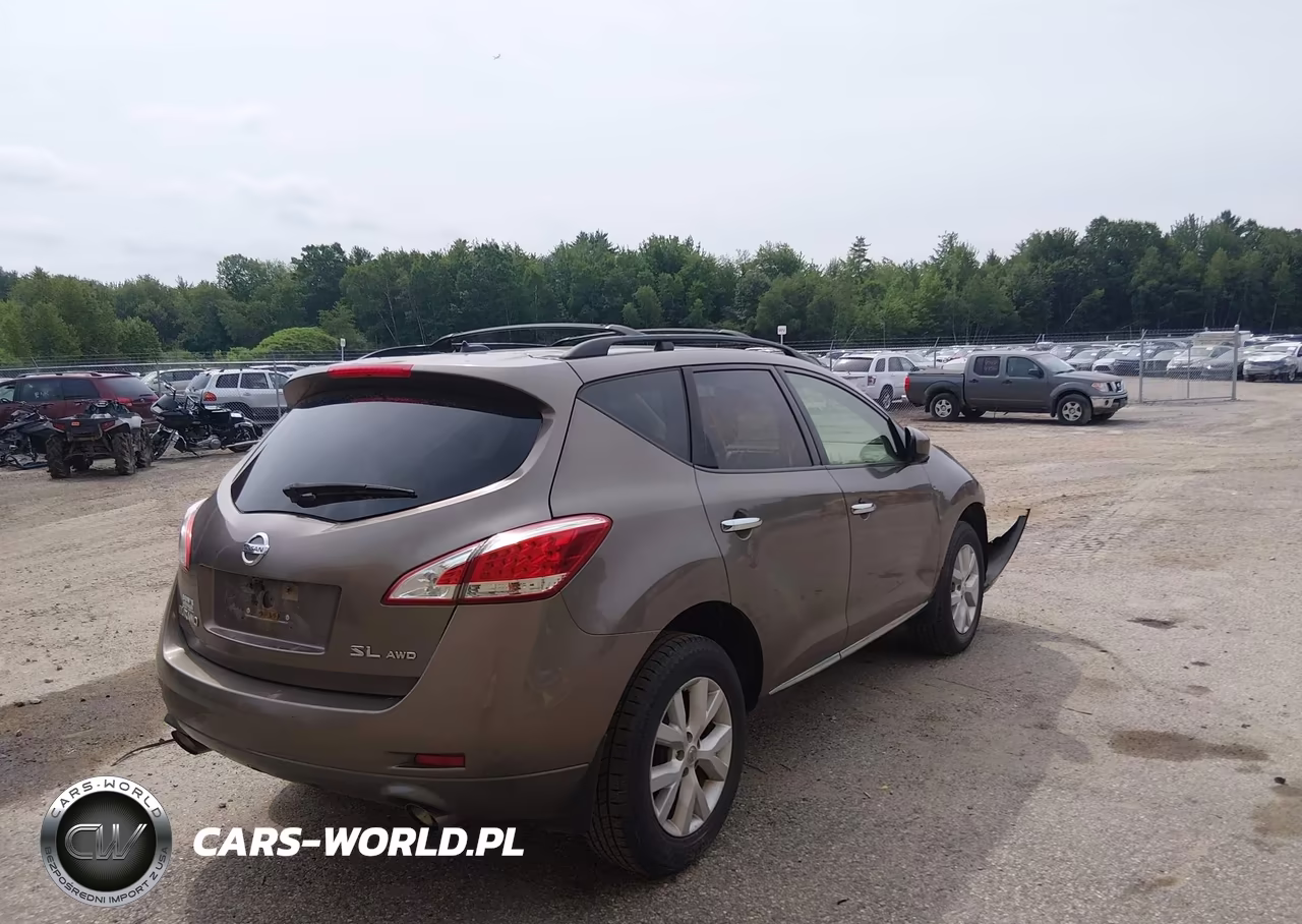2012 Nissan Murano Sl VIN:JN8AZ1MW2CW232510 - 4