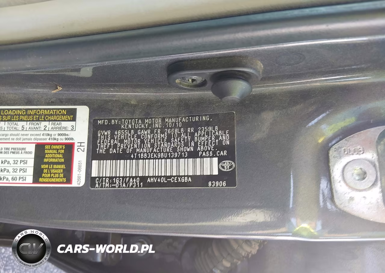 2011 Toyota Camry Hybrid VIN:4T1BB3EK9BU139713 - 9