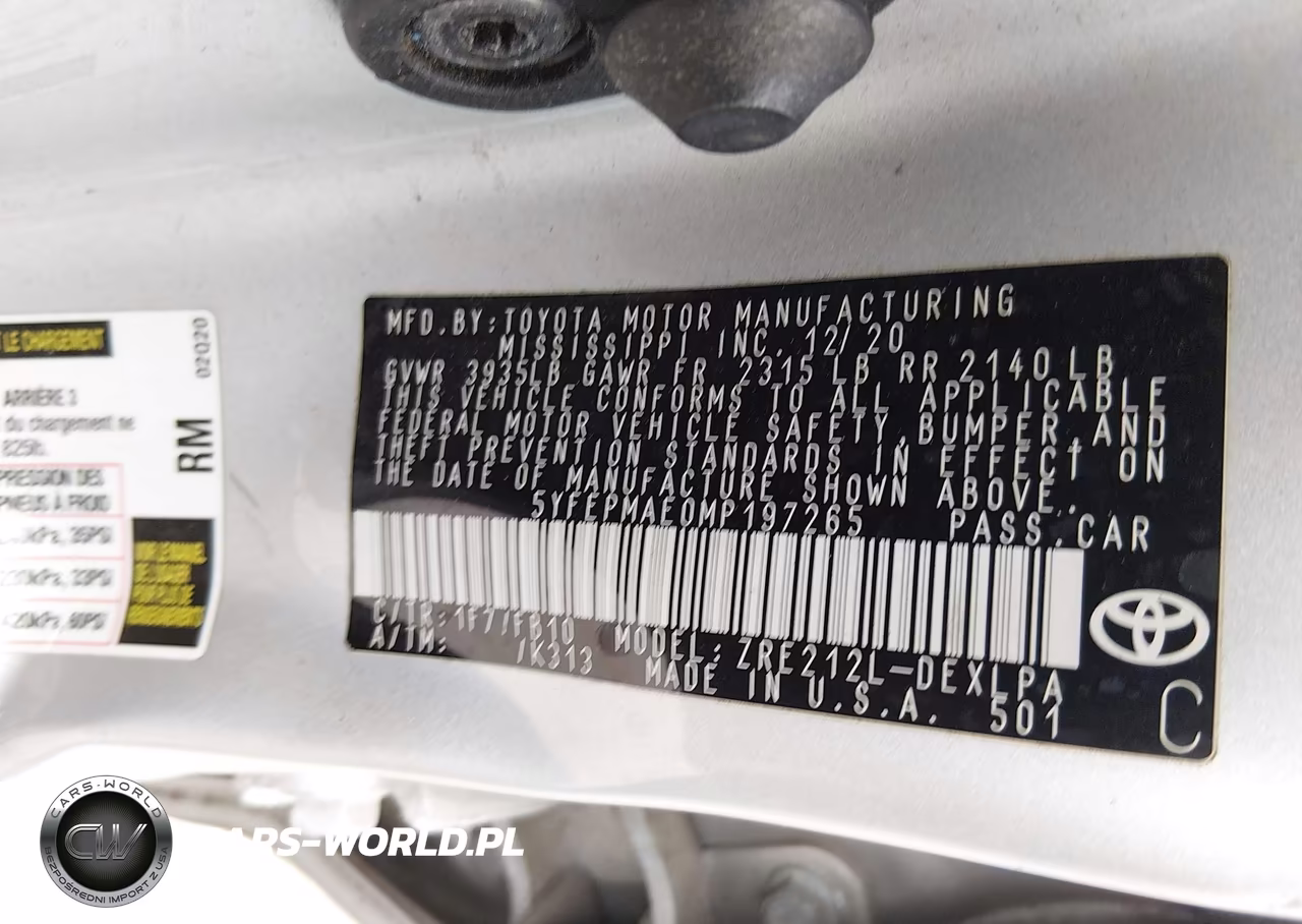 2021 Toyota Corolla Le VIN:5YFEPMAE0MP197265 - 9