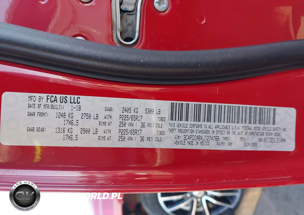 2018 Dodge Journey Se VIN:3C4PDCABXJT274766 - 9