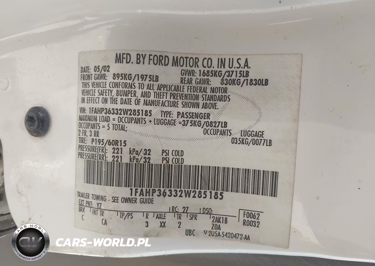 2002 Ford Focus Se-Ztw VIN:1FAHP36332W285185 - 9