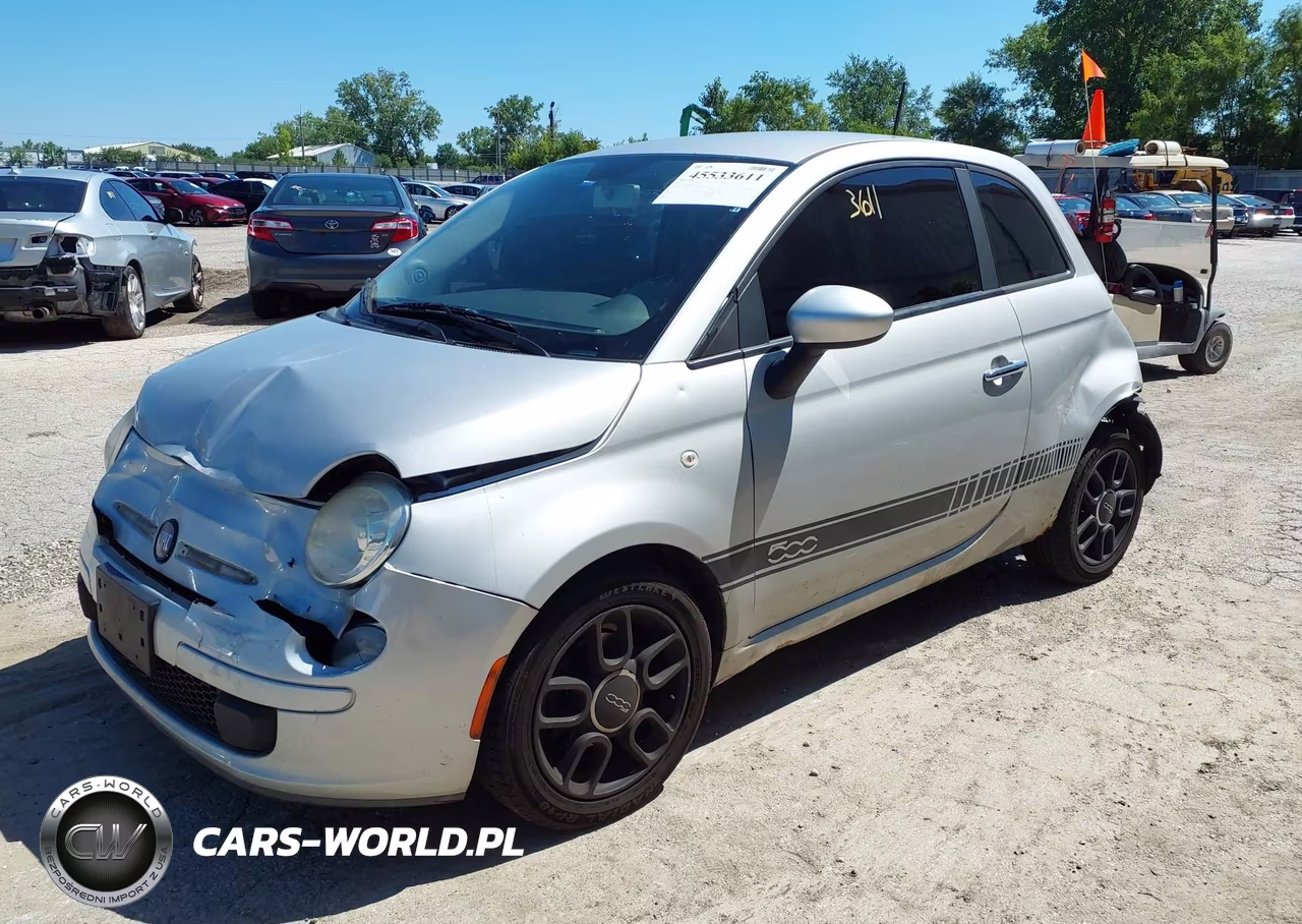 2013 Fiat 500 Pop VIN:3C3CFFARXDT545812 - 2