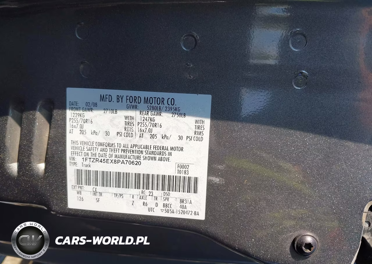 2008 Ford Ranger Fx4 Off-Rd-Sport-Xlt VIN:1FTZR45EX8PA70620 - 9