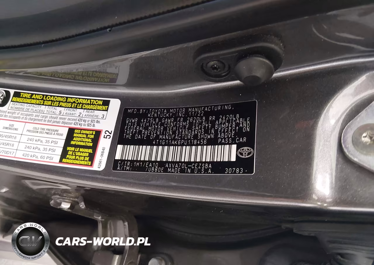 2023 Toyota Camry Se VIN:4T1G11AK6PU118456 - 9