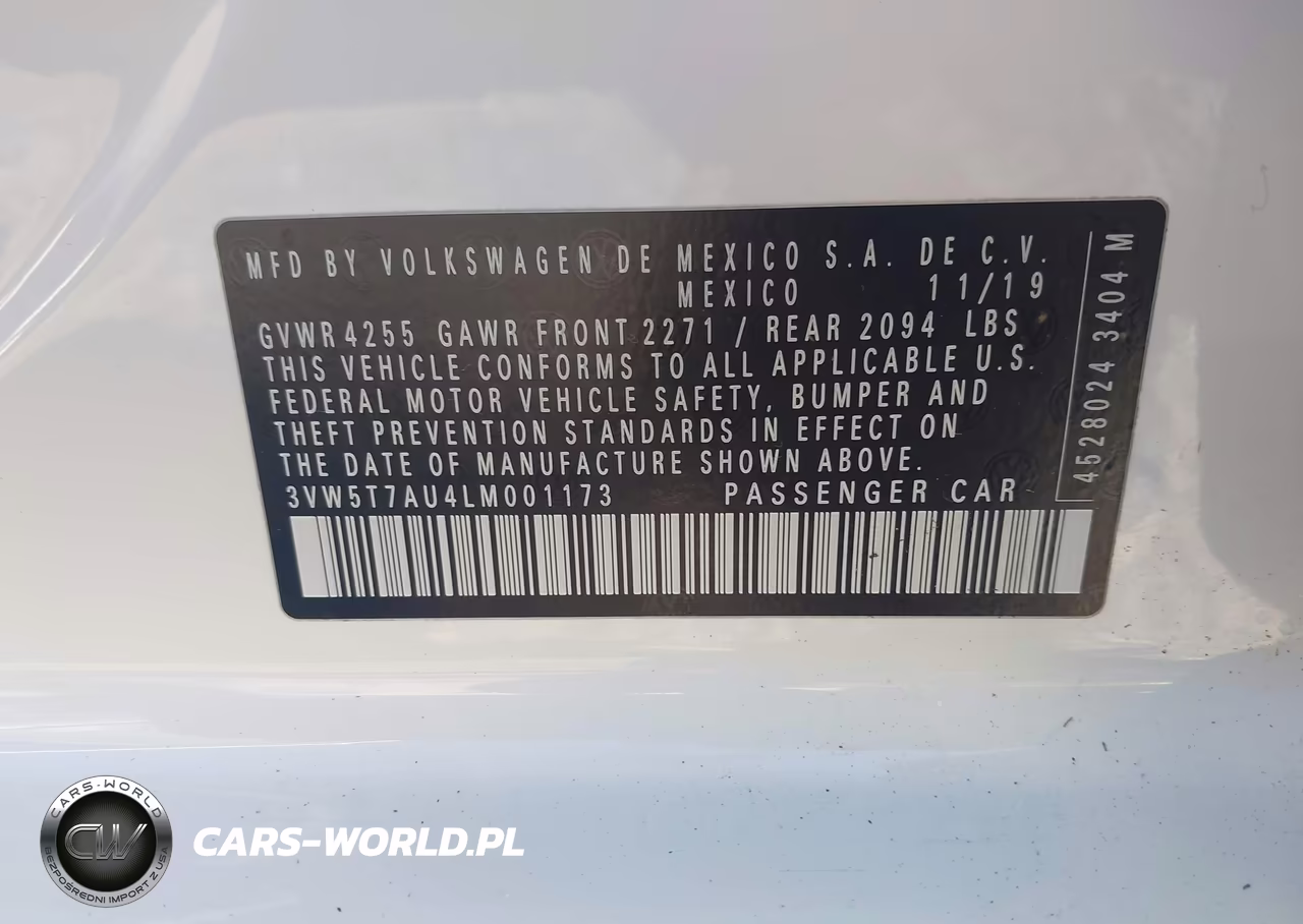 2020 Volkswagen Golf Gti 2.0T Autobahn-2.0T S-2.0T Se VIN:3VW5T7AU4LM001173 - 9