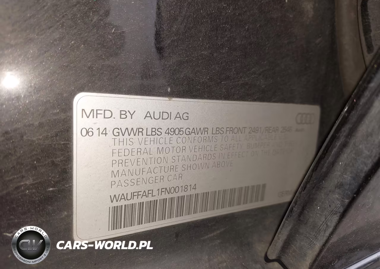 2015 Audi A4 2.0T Premium VIN:WAUFFAFL1FN001814 - 9
