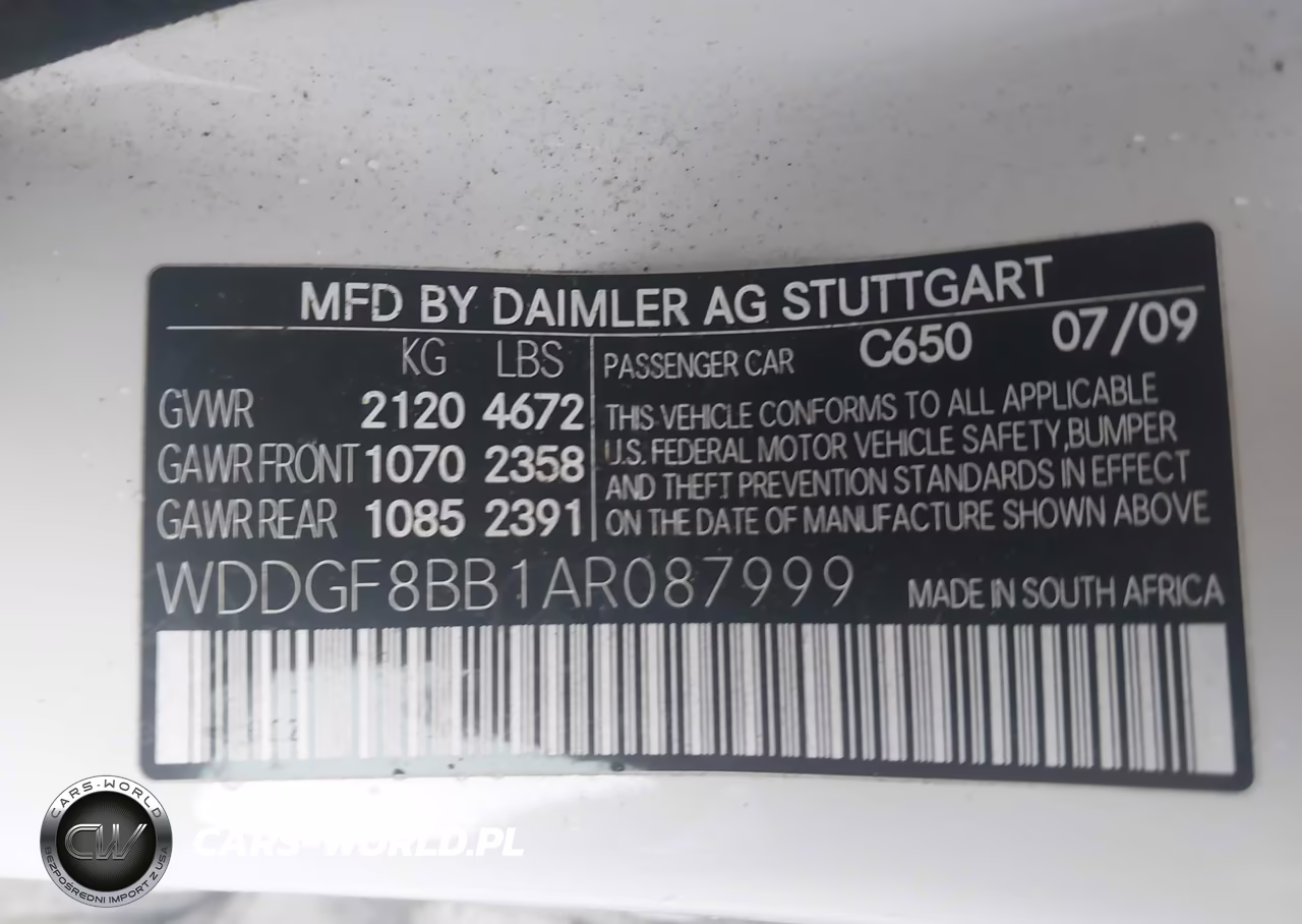 2010 Mercedes-Benz C 300 Luxury 4Matic-Sport 4Matic VIN:WDDGF8BB1AR087999 - 9