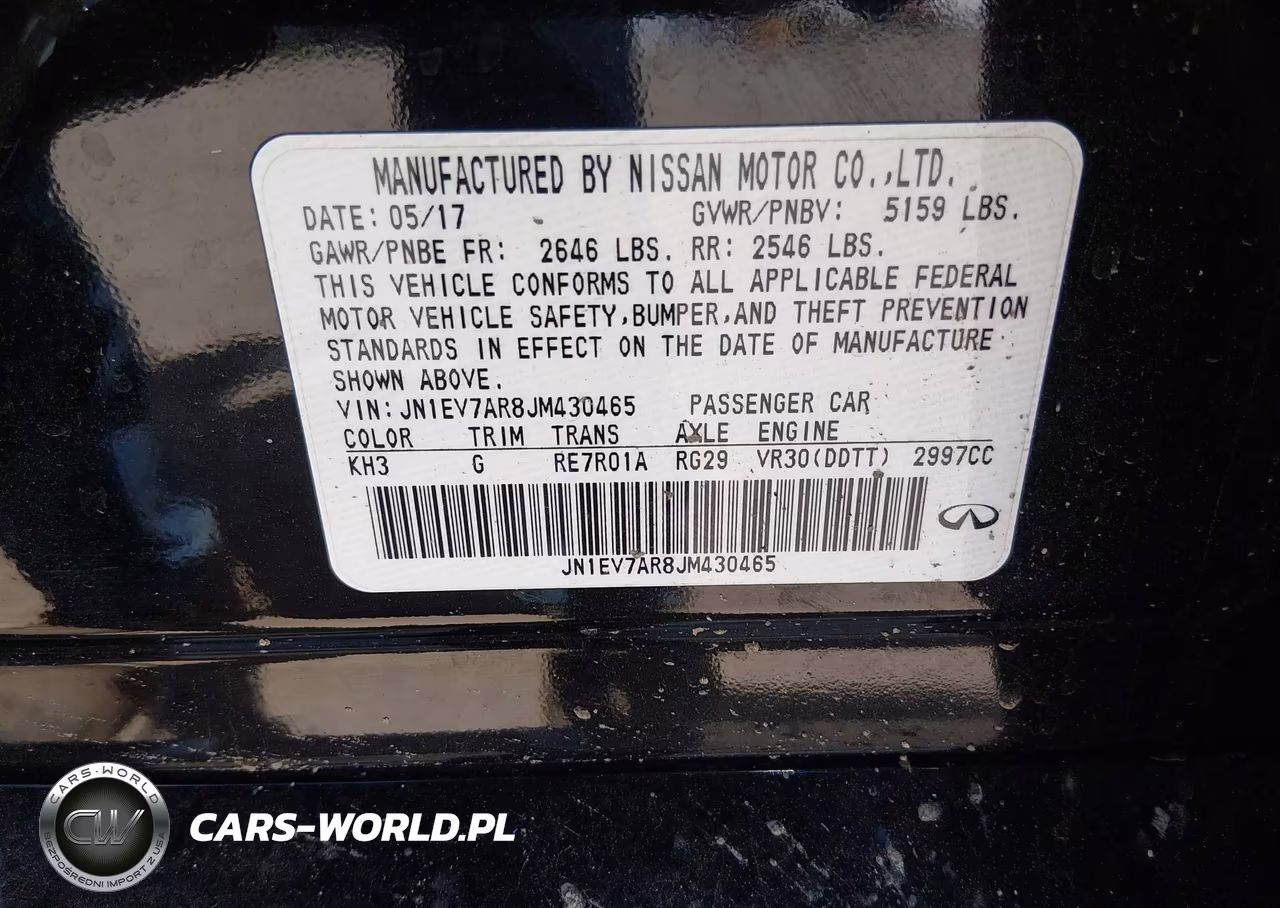 2018 Infiniti Q50 3.0T Luxe VIN:JN1EV7AR8JM430465 - 9